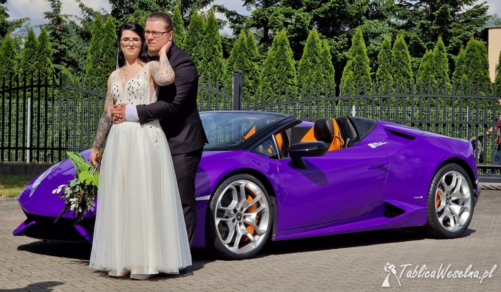 Lamborghini Huracan do ślubu - 30 super samochodów do wynajmu
