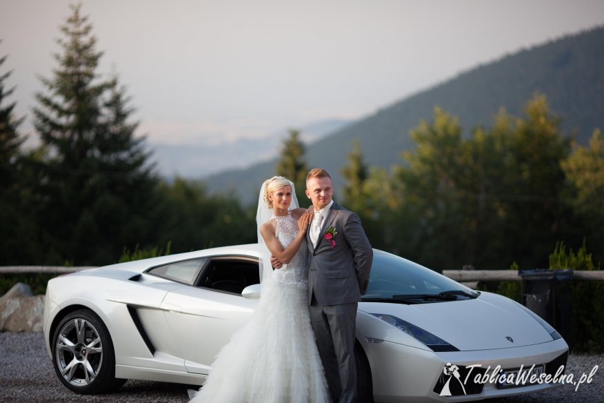 Lamborghini Gallardo do ślubu - 30 super samochodów do wynajmu
