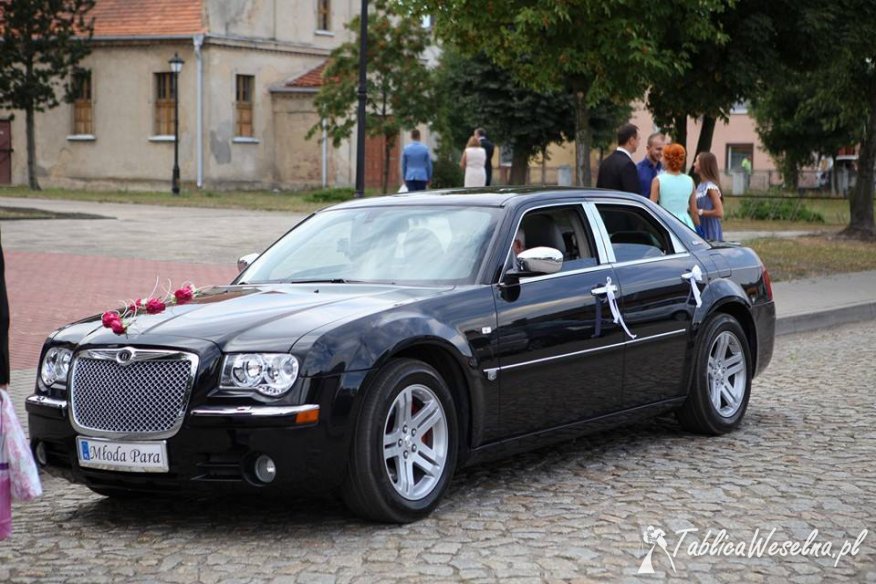 Auto do ślubu Chrysler 300C wynajem wielkopolska ostrów kalisz grabów pleszew kępno cena 400zŁ