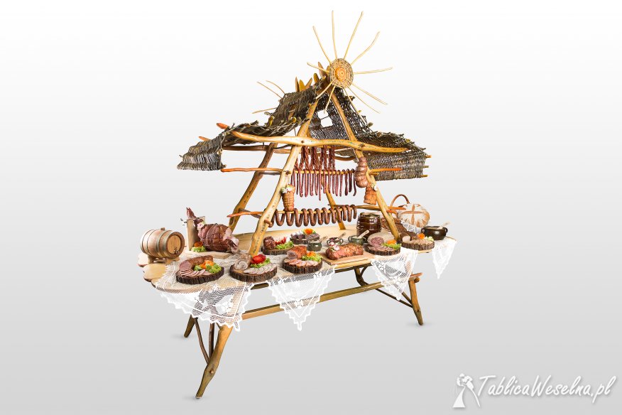 Tradycyjne wyroby stół wiejski na wesela  - Firma Kamiński