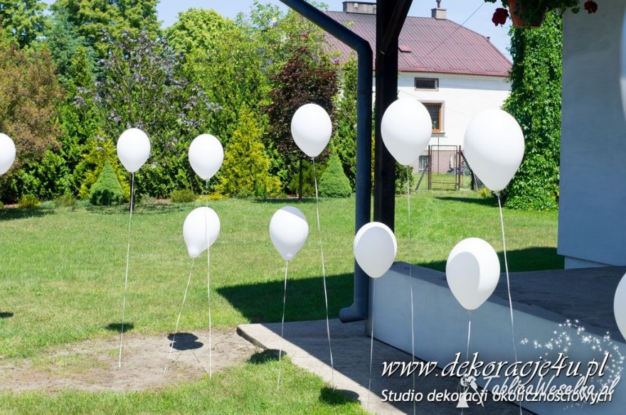 Wyjątkowe dekoracje z balonów z helem